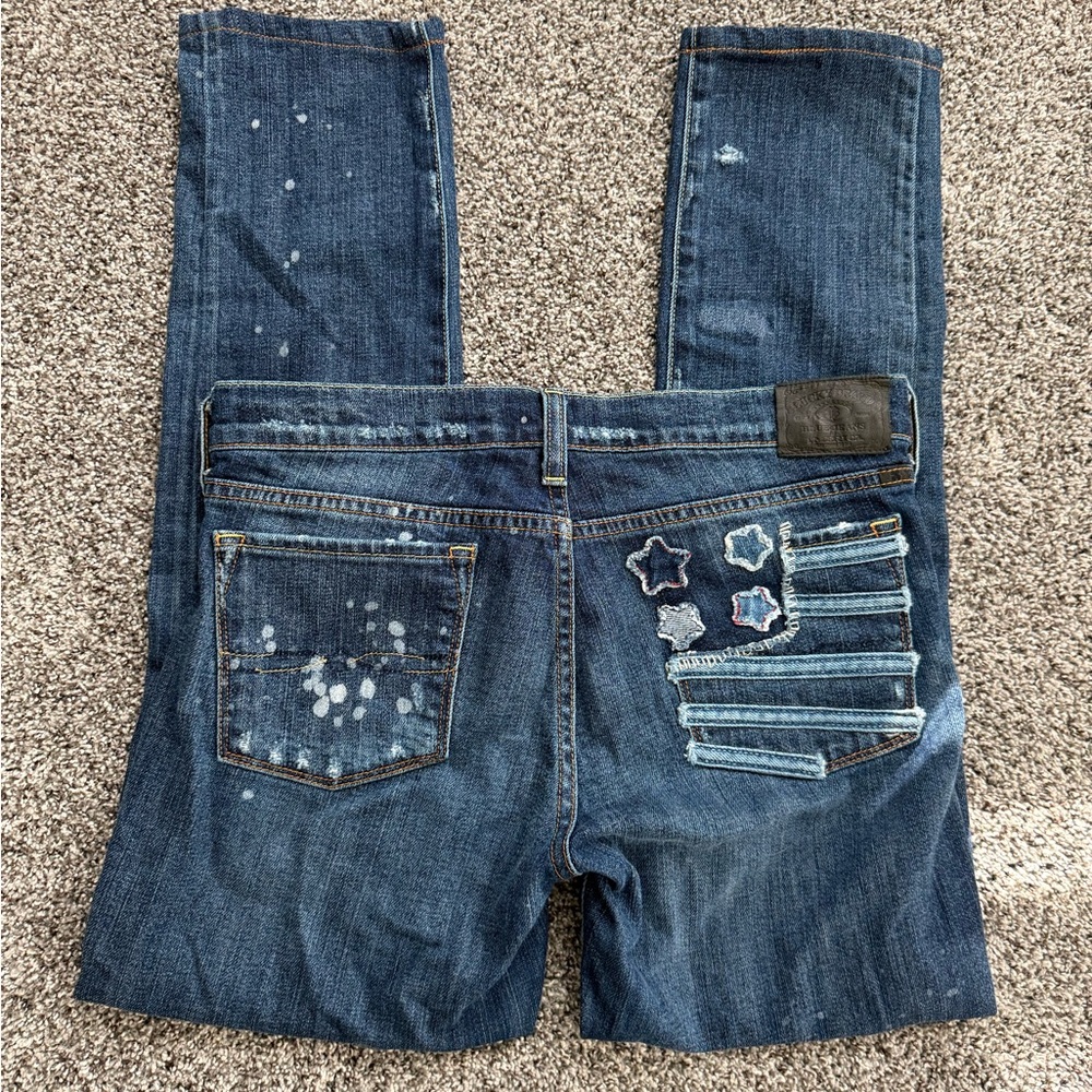 Lucky Brand Distressed Blue Jeans